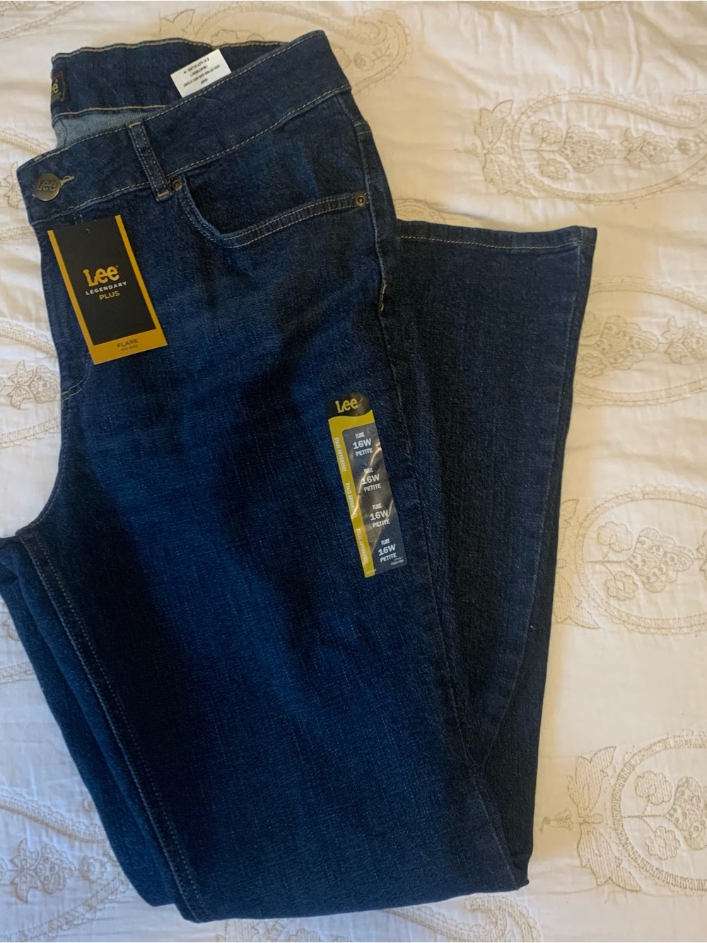 Lee Flare Leg Dark Wash Jeans Womens Size 16WP